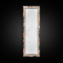 Load image into Gallery viewer, Abstract Rainbow and Waterfall Framed Canvas Print - Tall Skinny Japanese Style Wall Art
