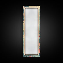 Load image into Gallery viewer, Japanese Style Frogs and Lotus Flowers Framed Canvas Print - Tall Skinny Ukiyo-e Wall Art
