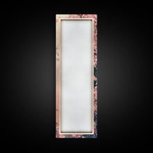 Load image into Gallery viewer, Beautiful Cherry Blossoms Blooming On Tree Branch Against Soft Pastel Background Captured Tall Framed Canvas Print Floral Home Decor
