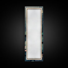 Carregar imagem no visualizador da galeria, Calm Water Lilies Floating On Still Pond With Subtle Ripples Ukiyo-e Skinny Tall Wood Block Framed Canvas Print Japanese Style Art
