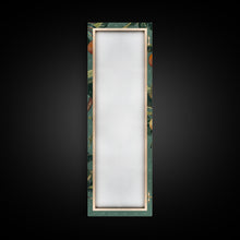 Load image into Gallery viewer, Elegant Bird Among Persimmons On A Green Canvas, Skinny Wall Art With Framed Canvas Print In Japanese Style Art For Feng Shui Decor
