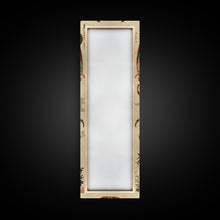 Load image into Gallery viewer, Detailed Lobster Illustration On Beige Background Skinny Art Wood Block Print Japanese Style Art Framed Canvas Print Tall Art Ukiyo-e Art
