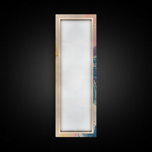 Cargar imagen en el visor de la galería, Colorful Buddha Statues Skinny Art Wood Block Print Japanese Style Art Framed Canvas Print Tall Art Ukiyo-e Art
