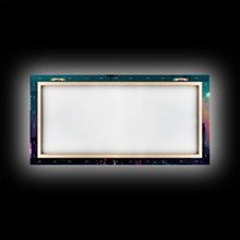 Load image into Gallery viewer, cyberpunk city pixel art canvas print, wall art, Bladerunner vibes art, synthwave style art, cool wall art
