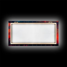 Load image into Gallery viewer, Cyberpunk canvas print, cyber punk city at sunset, Bladerunner vibes art, synthwave style art, cool wall art, night city
