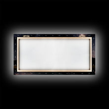 Cargar imagen en el visor de la galería, Cool Wall Art Landscape Mountains Nature Painting Prints Minimalist Modern Home Artwork Decoration Night Sky With Stars, Framed Canvas Print
