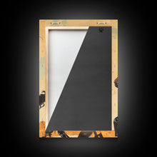 Load image into Gallery viewer, Dynamic Cowgirl on Horseback in Action | Framed Canvas Print | Western Wall Art | Living Room Decor | Rustic Home Decor
