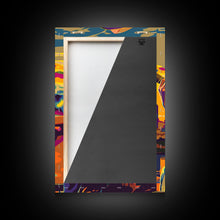 Load image into Gallery viewer, Country Cowboy playing guitar under a colorful sunset, pop art style Framed Canvas Print - music decor, country music art, vibrant wall art
