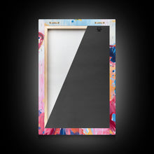 Carregar imagem no visualizador da galeria, Floral Crowned Cow Portrait - Whimsical Farmhouse Wall Art, Vibrant Animal Painting, Bedroom Decor, Cute Cow Canvas Print
