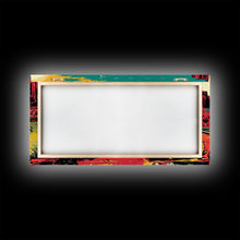 Load image into Gallery viewer, Cowboy Galloping in Desert, Vibrant Sunset Western Art, Framed Canvas Print, Farmhouse Decor, Colorful Wall Art, Cowboy Theme
