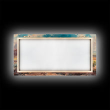 Load image into Gallery viewer, Cowboy Comforting Horse in Open Plains, Farmhouse Western Decor, Framed Canvas Print, Country Living Art, Rustic Wall Art for Home
