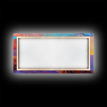 Load image into Gallery viewer, Cowboy and Horse with Canyon View, Farmhouse Style Framed Canvas Print for Bedroom Wall Art, Vibrant Home Decor, Western Scenic Art
