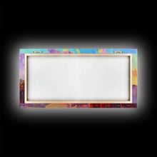 Load image into Gallery viewer, Cowboy on Horse Under Vibrant Sky, Farmhouse Style Framed Canvas Print for Bedroom Wall Art, Rustic Home Decor, Western Scenic Art
