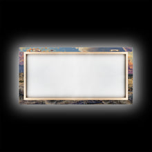 Load image into Gallery viewer, Cowgirl Galloping Across Desert Landscape, Vibrant Framed Canvas Print, Perfect for Living Room Art, Western Bedroom Decor, Desert Wall Art
