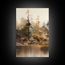 Carregar imagem no visualizador da galeria, Beautiful 3 Piece Wall Art Canvas Print Set, Landscape Painting, Living Room Decor, Office Art, Wall Decor, Landscape Moody Landscape

