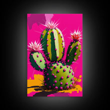 Carregar imagem no visualizador da galeria, Cactus Print - Cactus Wall Art - Cactus Decor - Modern Desert Print - Southwestern Decor - Cactus Decor -  Bright Wall Art - Pop Art Style

