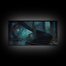 Cargar imagen en el visor de la galería, Fantasy Staircase, Framed Canvas Print, Stair Way to Beyond

