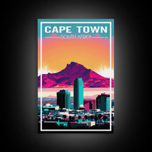 Carregar imagem no visualizador da galeria, Cape Town, South Africa Wall Art, Africa Travel Poster, Travel Wall Print, Travel Poster, Travel Wall Art, Canvas Wall Print
