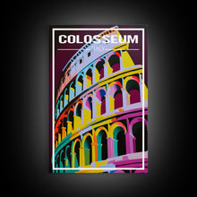Cargar imagen en el visor de la galería, Colosseum, Rome Wall Art, Italy Travel Poster, Europe Wall Art, Travel Wall Print, Travel Poster, Travel Wall Art, Canvas Wall Print
