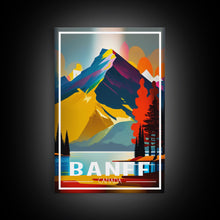 Carregar imagem no visualizador da galeria, Canada Wall Art, Canada Art Print, Banff, Alberta, Travel Wall Print, Travel Poster, Travel Artwork, Travel Wall Art, Canvas Wall Print
