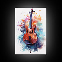 Carregar imagem no visualizador da galeria, Galaxy Cello Gift, Banjo Wall Art Canvas Print, Stringed Instruments, Cello Art, Banjo Poster Print, Cello Gifts, Musical Art

