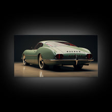 Cargar imagen en el visor de la galería, Classic Car Wall Art, Car Art, Automotive Art, Panoramic Art, Wall Art, Canvas Art, Landscape Art, Landscape Print, Gift For Car Lovers
