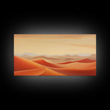 Load image into Gallery viewer, Desert Art, Sand Dune Wall Art, Desert Art Print, Panoramic Art, Wall Art, Canvas Art, Landscape Art, Landscape Print, Travel Art Print
