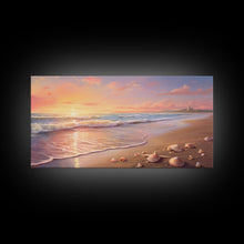 Carregar imagem no visualizador da galeria, Beach Wall Art Print, Coastal Prints, Beach Prints, California Prints, Ocean Beach, Palm Print, Tropical Vibes, Surfing  Poster Wall Art

