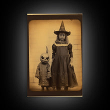 Load image into Gallery viewer, Creepy Wall Art, Spooky Art, Dark Wall Art, Moody Wall Art, Horror Art, Canvas Print, Wall Art, Vertical Print, Home Decor, Wall Decor
