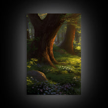 Carregar imagem no visualizador da galeria, Forest Print, Trees Art, Landscape Wall Art, Canvas Print, Wall Art, 3 Piece Wall Art, Nature Prints, Botanical Wall Art, Family Home Decor
