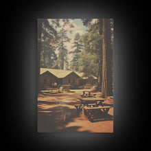 Carregar imagem no visualizador da galeria, Camp Decor, Outdoor Wall Art, Cabin Wall Art, Canvas Print, Wall Hanging, Portrait Art, Teacher Gift, Apartment Wall Decor, Ranch Wall Art
