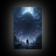 Carregar imagem no visualizador da galeria, Apocalypse, Dark Art Print, dark fantasy art, Canvas Print, Wall Hanging, Portrait Art, Spooky Decor, Horror Home Decor, Unique Gift
