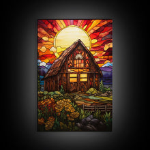 Carregar imagem no visualizador da galeria, Farm House Decor, Autumn Art, Abstract Art, Canvas Print, Wall Hanging, Portrait Art, Gift For The Home, Rustic Wall Decor, Country Home Art
