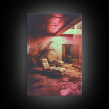 Carregar imagem no visualizador da galeria, Abandoned House, Scary Wall Art, Haunted House Art, Canvas Print, Wall Hanging, Portrait Art, Dorm Room Art, Living Room Prints, Gift Ideas
