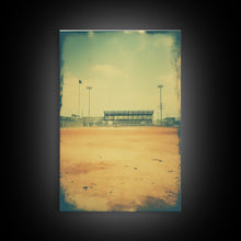 Carregar imagem no visualizador da galeria, Baseball Wall Art, Baseball Coach Gift, Minimalist Art, Canvas Print, Wall Hanging, Portrait Art, Man Cave Wall Art, Game Room Decor
