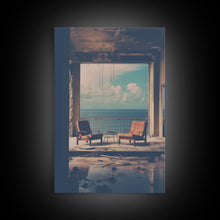 Carregar imagem no visualizador da galeria, Abandoned House, Scary Wall Art, Haunted House Art, Canvas Print, Wall Hanging, Portrait Art, Entryway Prints, Bookshelf Decor, Office Print
