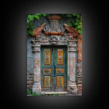 Load image into Gallery viewer, Change223 Colorful Indian Architecture Canvas Print, Traditional Art if India, Photography Print, Indian Wall Art, Living Room Decor
