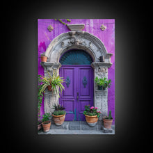 Cargar imagen en el visor de la galería, Change45 Architecture Print, 19th Century Architecture Photography, Mexico City Wall Art, Wood Framed Canvas Print

