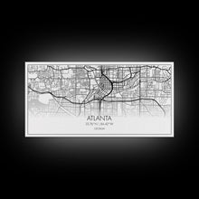 Carregar imagem no visualizador da galeria, Atlanta Street Map, Georgia Map, Map Print, Modern Art, Wall Art, Canvas Print, Housewarming Gift, Above Bed Prints, Wall Prints

