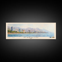 Load image into Gallery viewer, Acapulco, Chile Watercolor Beach Print, Vacation Gift, Chile Wall Art, Beach Painting, Beach Decor, Beach Painting
