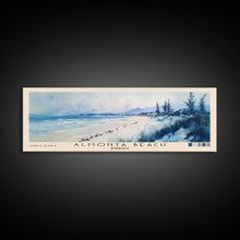 Carregar imagem no visualizador da galeria, Almonta Beach, Australia Watercolor Beach Print, Vacation Gift, Australia Wall Art, Framed Canvas Print, Framed Beach Painting

