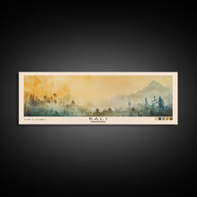 Load image into Gallery viewer, Bali, Indonesia Watercolor Print, Vacation Gift, Indonesia Wall Art, Beach Painting, Beach Decor, Large Wall Art, Wood Frame Art
