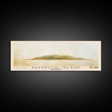 Load image into Gallery viewer, Bazaruto Island, Mozambique Watercolor Beach Print, Vacation Gift, Mozambique Wall Art, Beach Painting, Beach Decor, Beach Painting
