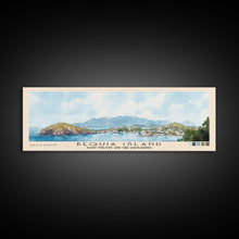 Load image into Gallery viewer, Bequia Island, Saint Vincent and the Grenadines Watercolor Beach Print, Vacation Gift, Saint Vincent and the Grenadines Wall Art, Beach Painting, Beach Decor, Beach Painting
