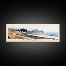 Load image into Gallery viewer, Búðir Beach, Iceland Watercolor Beach Print, Vacation Gift, Iceland Wall Art, Beach Painting, Beach Decor, Beach Painting
