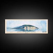 Load image into Gallery viewer, Bréhat Island, France Watercolor Beach Print, Vacation Gift, France Wall Art, Beach Painting, Beach Decor, Beach Painting
