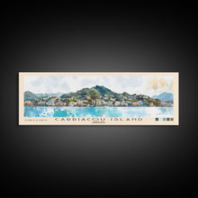 Load image into Gallery viewer, Carriacou Island, Grenada Watercolor Beach Print, Vacation Gift, Grenada Wall Art, Beach Painting, Beach Decor, Beach Painting
