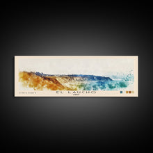 Load image into Gallery viewer, El Laucho, Chile Watercolor Print, Vacation Gift, Chile Wall Art, Beach Painting, Beach Decor, Large Wall Art, Wood Frame Art
