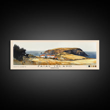 Cargar imagen en el visor de la galería, Faial Island, Portugal Watercolor Beach Print, Vacation Gift, Portugal Wall Art, Framed Canvas Print, Framed Beach Painting
