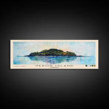 Carregar imagem no visualizador da galeria, Heron Island, Australia Watercolor Beach Print, Vacation Gift, Australia Wall Art, Beach Painting, Beach Decor, Beach Painting
